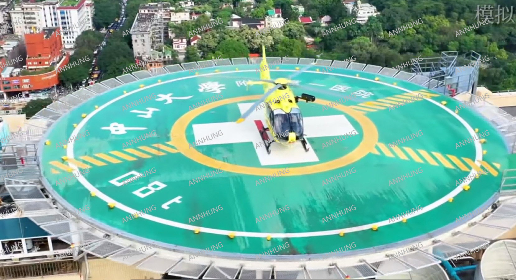 กรณี บริษัท ล่าสุดเกี่ยวกับ โครงการโครงการ Heliport Lighting