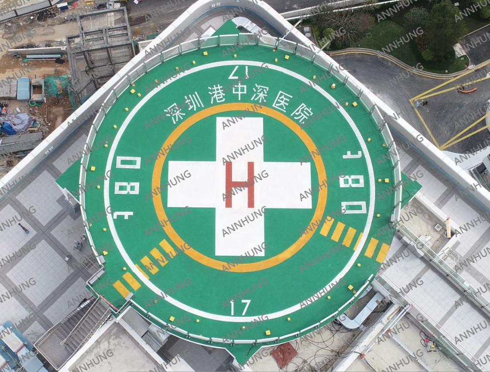 กรณี บริษัท ล่าสุดเกี่ยวกับ กรณีการติดตั้งของแสง Helipad