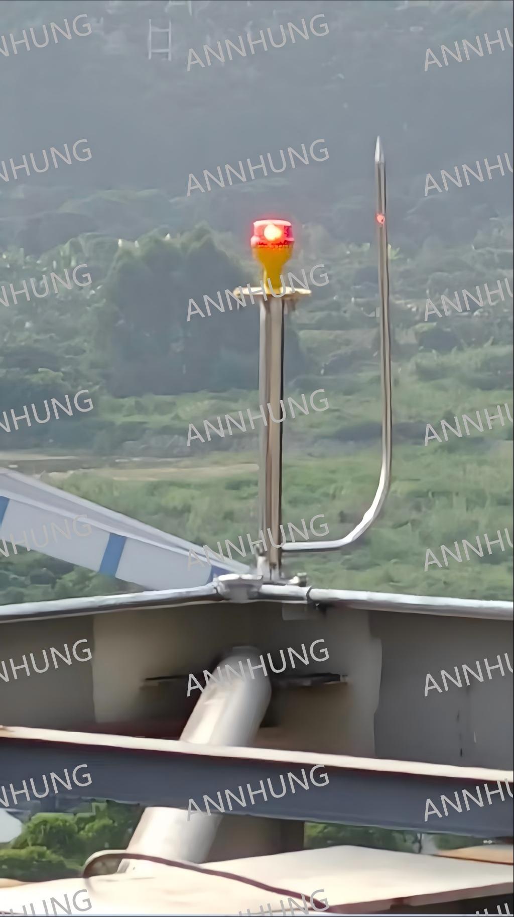 กรณี บริษัท ล่าสุดเกี่ยวกับ AH-LI-B2 Low-Intensity L810 Aviation Obstruction Light — Installation Cases