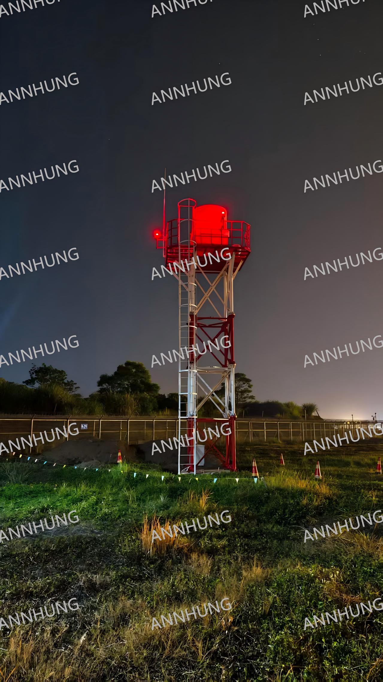 กรณี บริษัท ล่าสุดเกี่ยวกับ Aviation Obstruction Light Installation Case: AH-LI-B2 Low-intensity L810 Safety Light