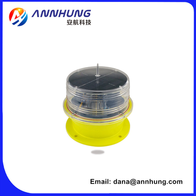 PC กันกระแทก IALA Solar Marine Lanterns GPS Sync Solar Aviation Light