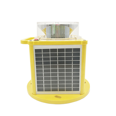 White 2500cd Solar Heliport Beacon Lighting รหัสมอร์ส H ทำงาน 24 ชั่วโมง