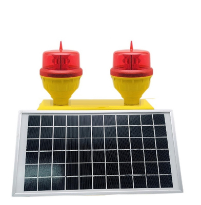 ICAO Double Solar Aviation Obstruction Light ความเข้มต่ำ 32cd