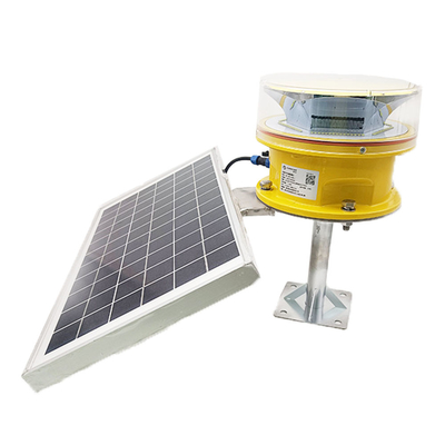 Type B ความเข้มปานกลาง DC12V Solar Obstruction Light สำหรับ Tower