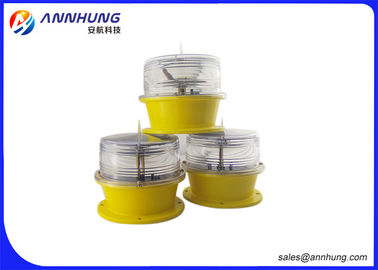 โคมไฟนำทางเรือพลังงานแสงอาทิตย์สีเขียวสีน้ำเงินสีเขียวพร้อมเลนส์โพลีคาร์บอเนต