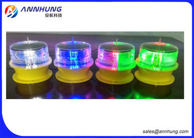 รีโมทคอนโทรลไร้สาย 1.8w 12cd Solar Taxiway Light
