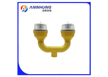 หลอดไฟเตือนการบิน LED 5 วัตต์สีแดงโคมไฟกีดขวาง, FAA L810 ไฟเตือนอากาศยานบนหอคอย