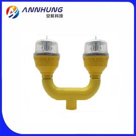 Double 32cd IP66 LED สิ่งกีดขวางการบินแสงความเข้มต่ำสีแดง