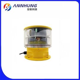 ความเข้มปานกลาง 30W 20FPM Double Aviation Obstruction Light 2000cd สำหรับอาคาร
