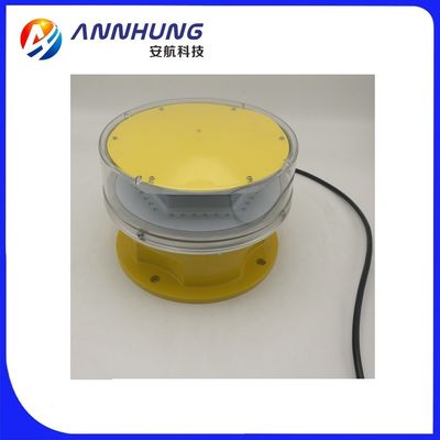 FAA Waterproof White LED Aviation Obstruction Light ความเข้มปานกลาง