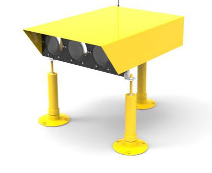 การเผาไหม้อย่างต่อเนื่อง 80m / S Helipad Landing Lights เลนส์โพลีคาร์บอเนต 240VAC