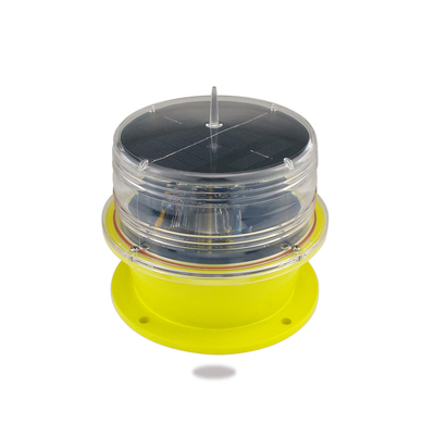 GPS Sync ไฟเตือนพลังงานแสงอาทิตย์ UV Polycarbonate Microprocessor ควบคุม 20fpm