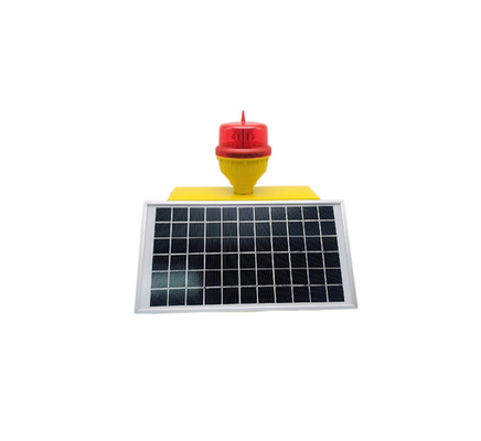 FAA 130m / S ไฟ LED การอุดตันของเครื่องบินเตือนเครื่องบินเตือนความเข้มต่ำ