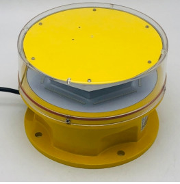 ไฟ LED ป้องกันไฟกระชากการบินความเข้มปานกลาง LED สีขาว